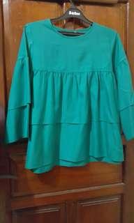 Tosca Blouse with Ruffle