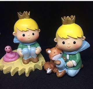 The Little Prince and his Snake figurine (1pc)