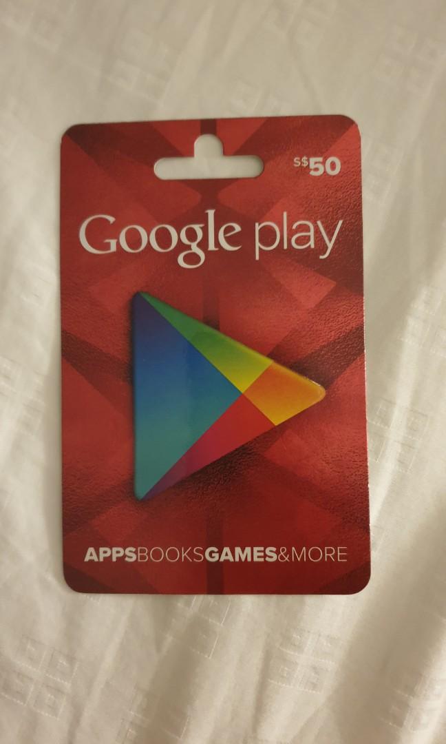 50 Dollar Google Play Gift Card Tickets Vouchers Vouchers On Carousell 50 Dollar Google Play Gift Card Tickets Vouchers Vouchers On Carousell
