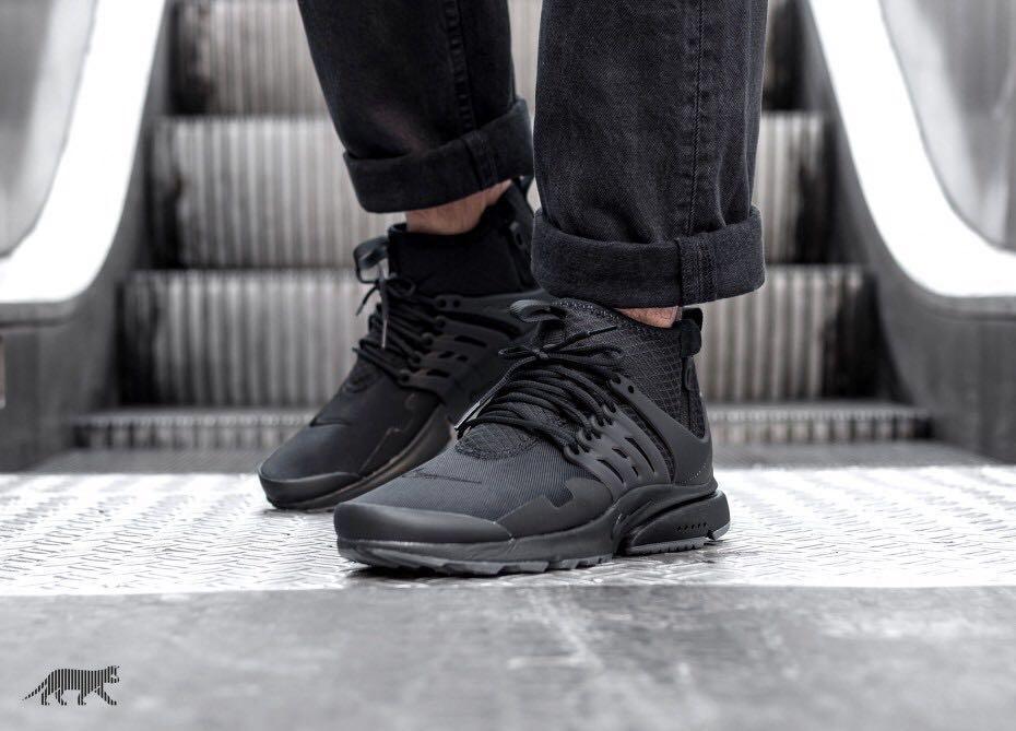 nike presto mid black