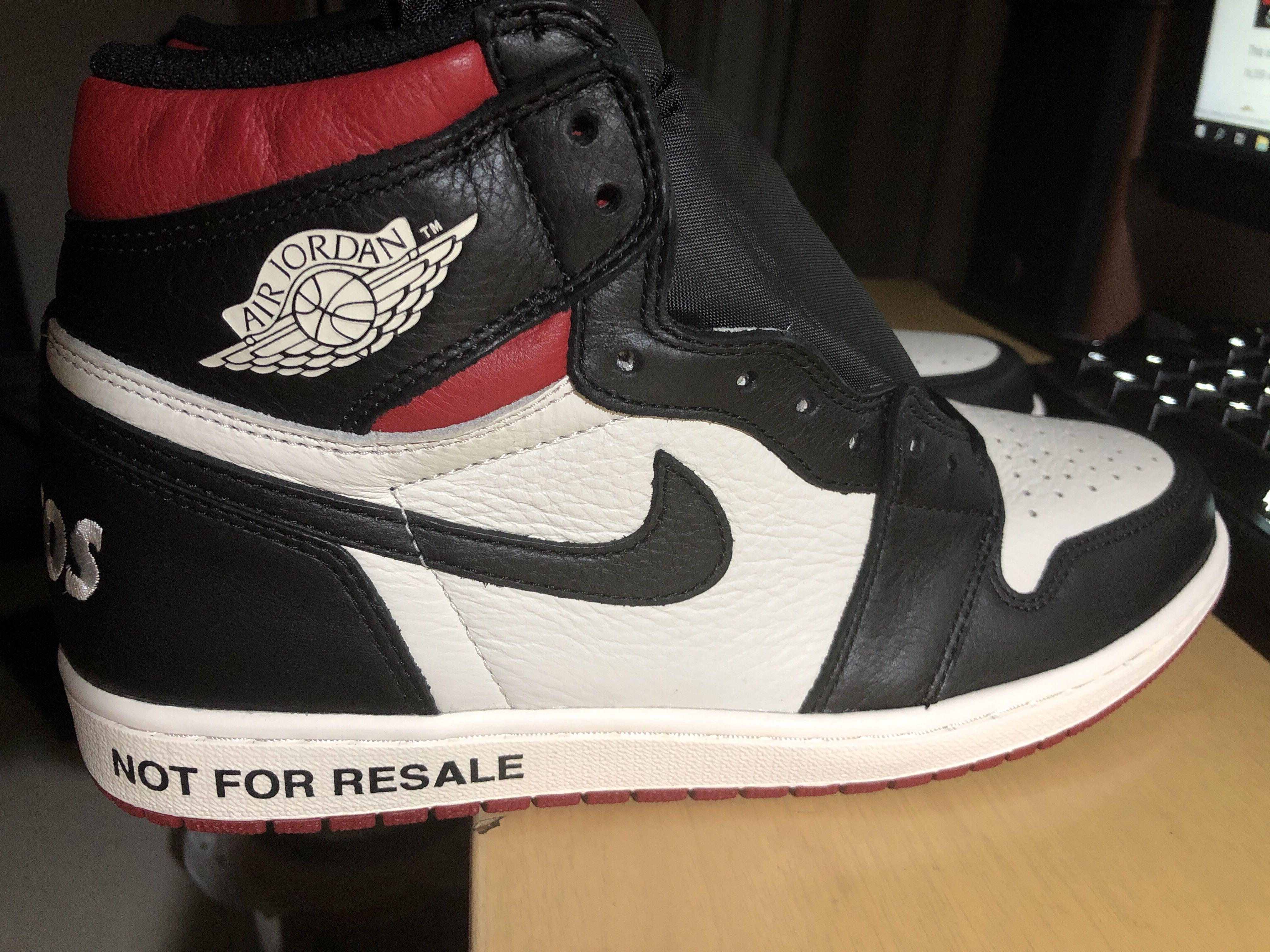 not for resale jordan 1 snkrs