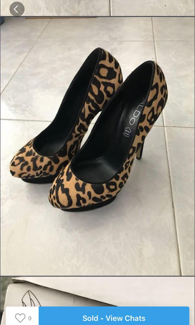Aldo Leopard Print heels Women s Fashion Footwear Heels on
