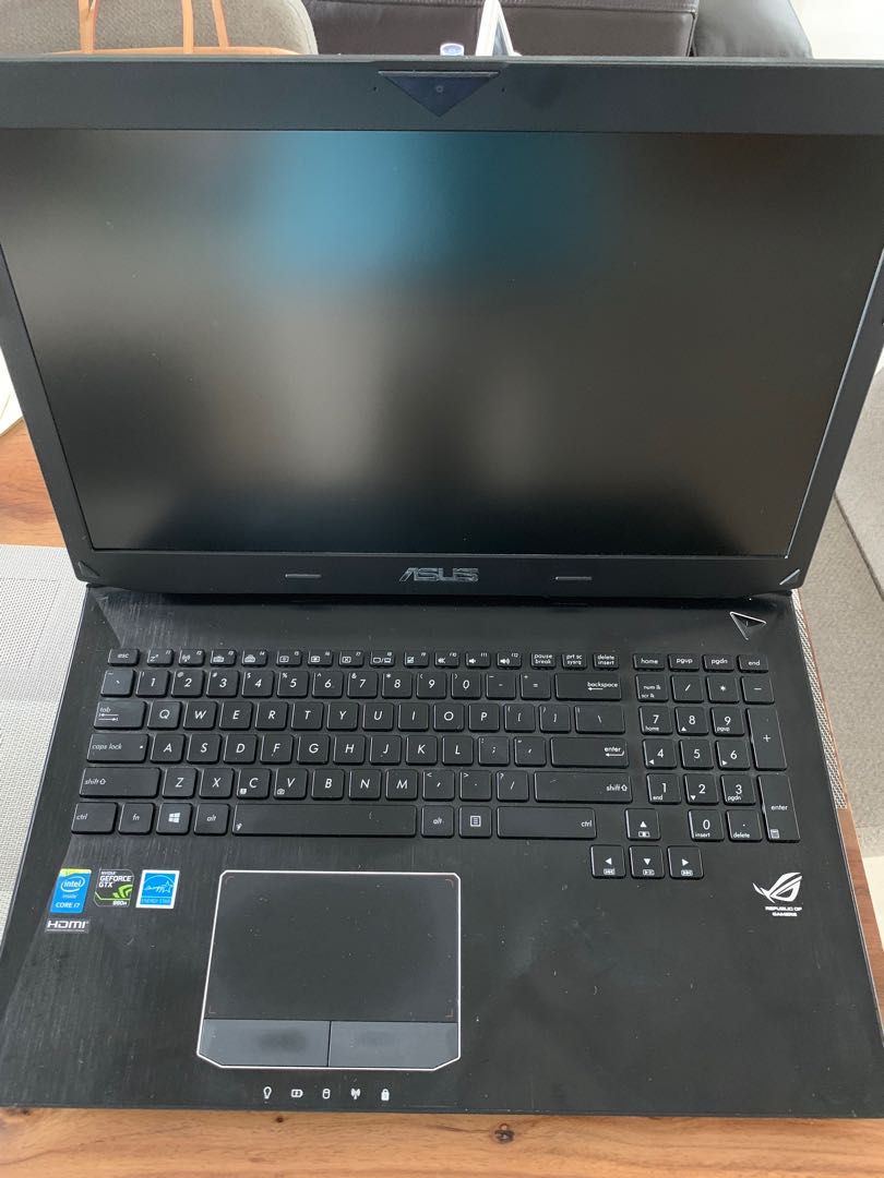 Asus Rog 750jz Gaming Laptop 880m Graphics In Good Condition Electronics Computers Laptops On Carousell