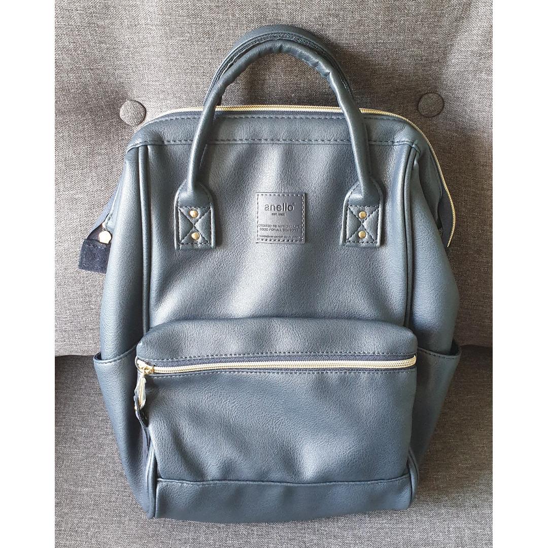 Authentic Anello Faux Leather Hinged Clasp Mini Backpack Women s Fashion Bags Wallets Cross body Bags on Carousell