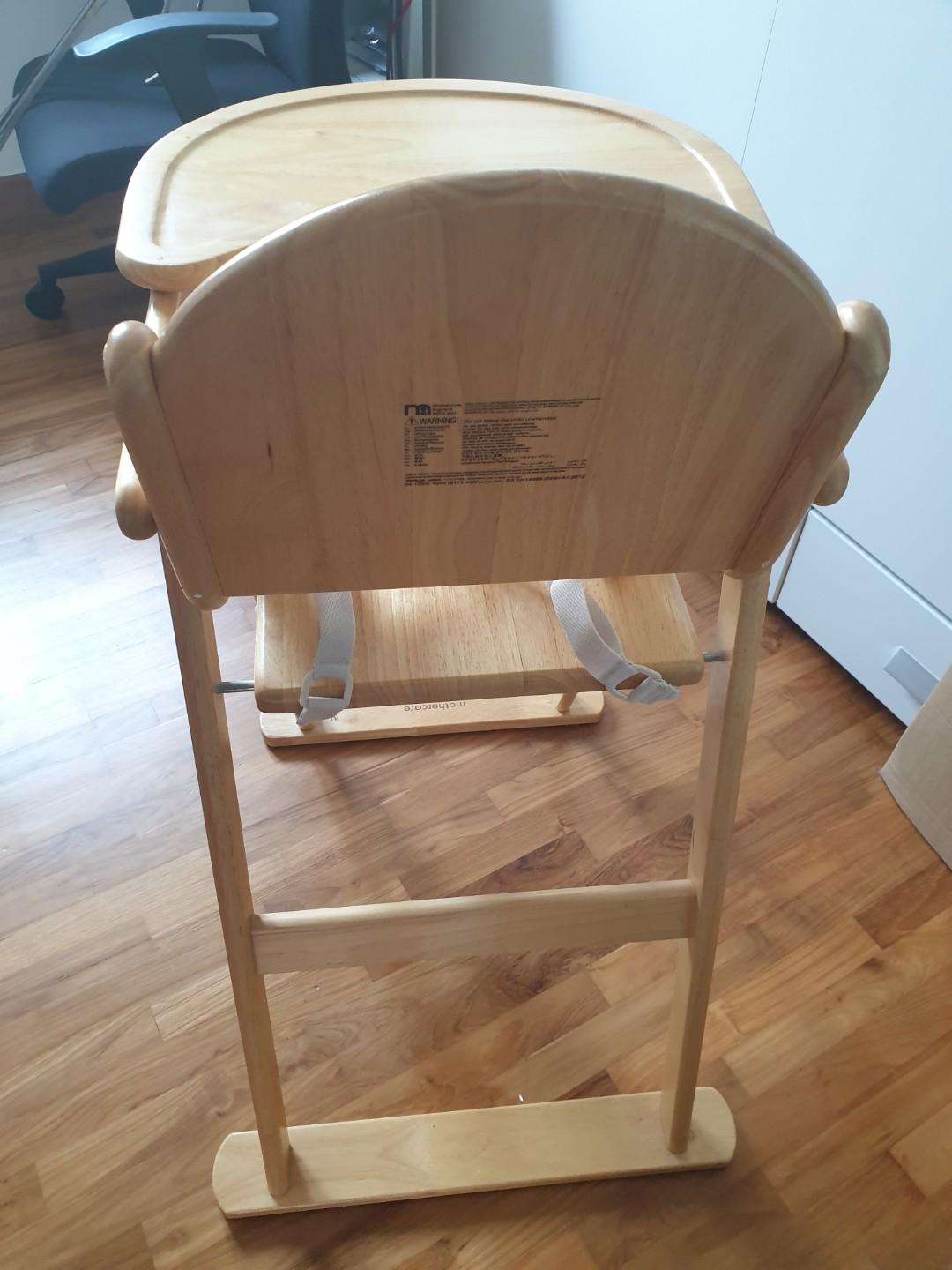 Mothercare Valencia Wooden Highchair Natural (Antique Pine) baby