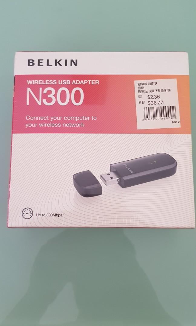 Belkin Wireless Usb Adapter N300 Electronics Computer Parts