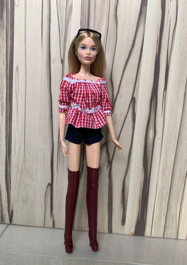 Barbie blush fringed sale gown