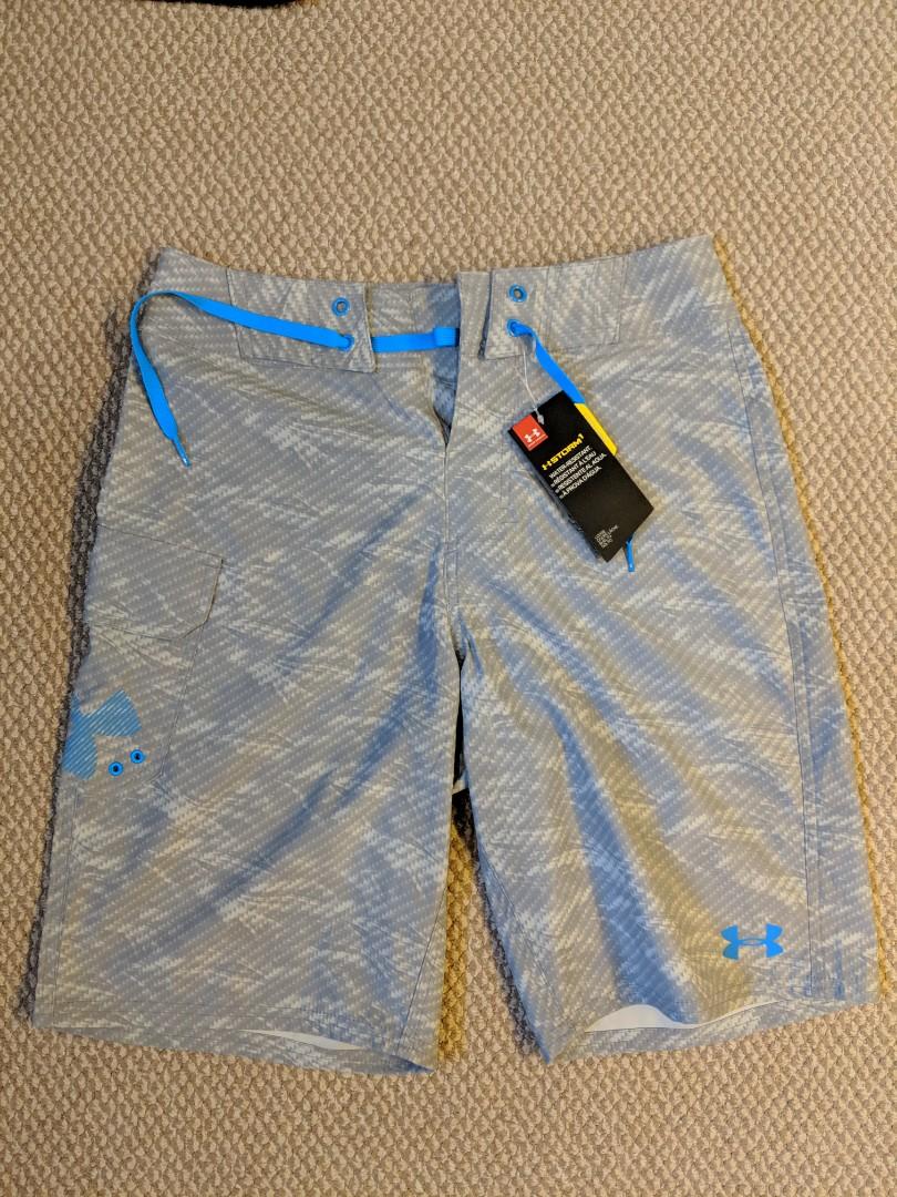 BN Under Armour Storm 1 Board Bhorts (Category: Swim Trunks & Board Shorts) located in Makati City. Submitted by voden08 (Listing ID 217544790, Image 1). Description: Under Armour Storm 1 water-resistant shorts Durable water repellent finish keeps you dry. Size 28 Brand new.