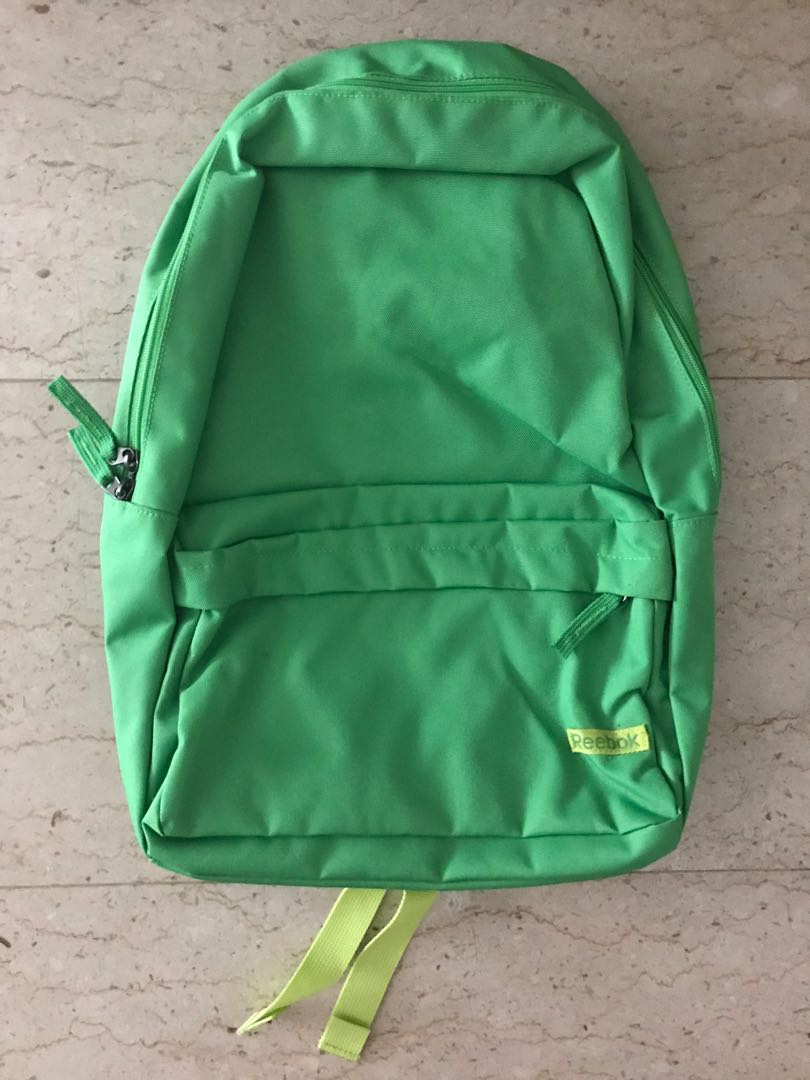 reebok backpack green