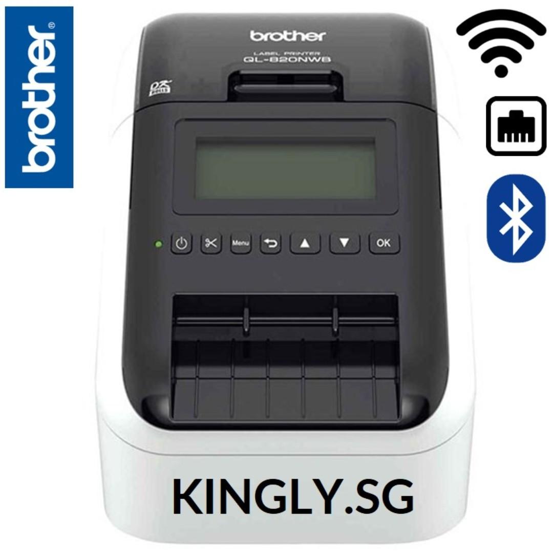 Brother Wireless Label Printer Ql 820nwb Bluetooth Amp Ethernet