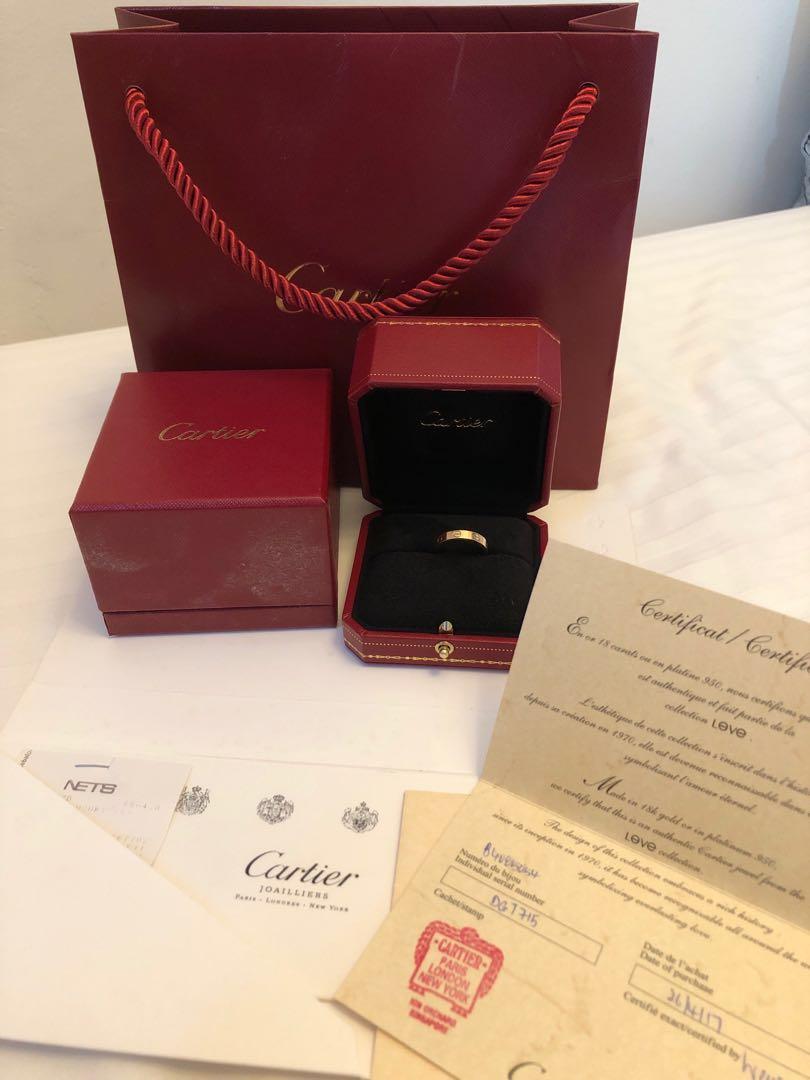 cartier ring box for sale singapore
