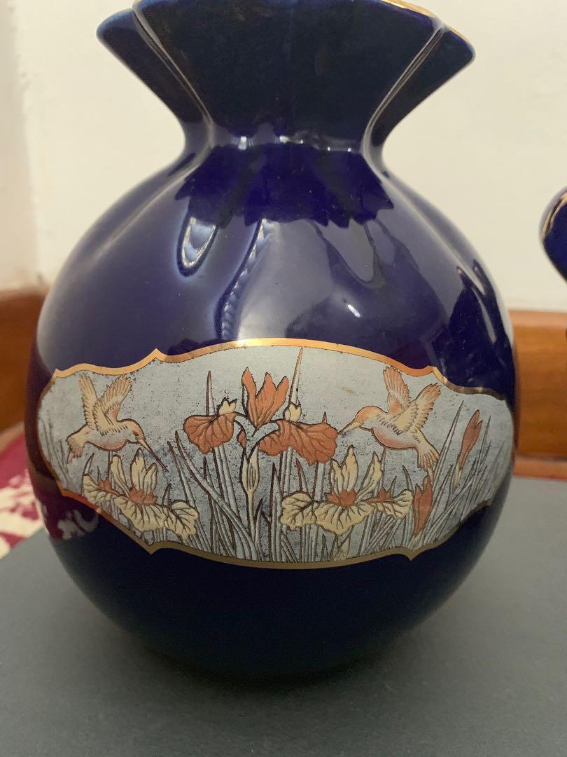 Ceramic Vase Set Furniture Home Decor Antiques On Carousell
