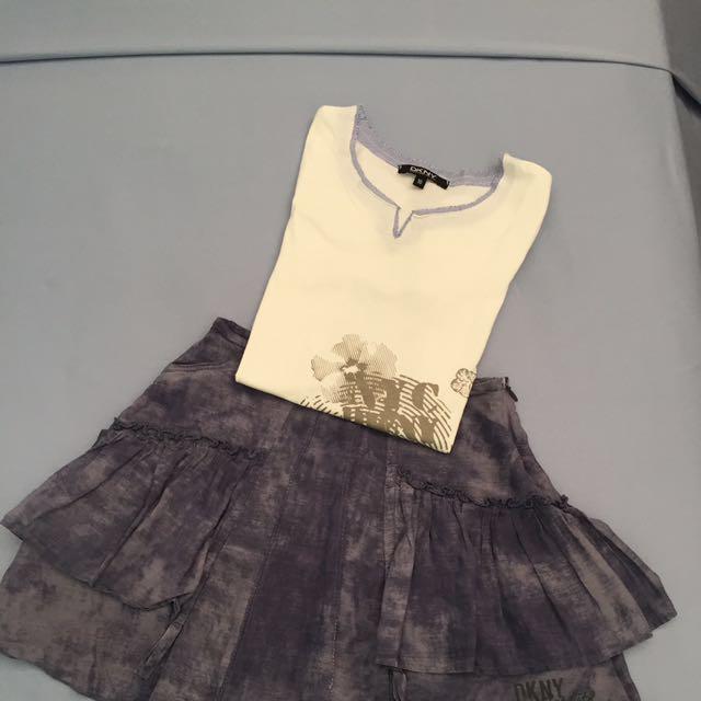 DKNY Girls Skirt Set