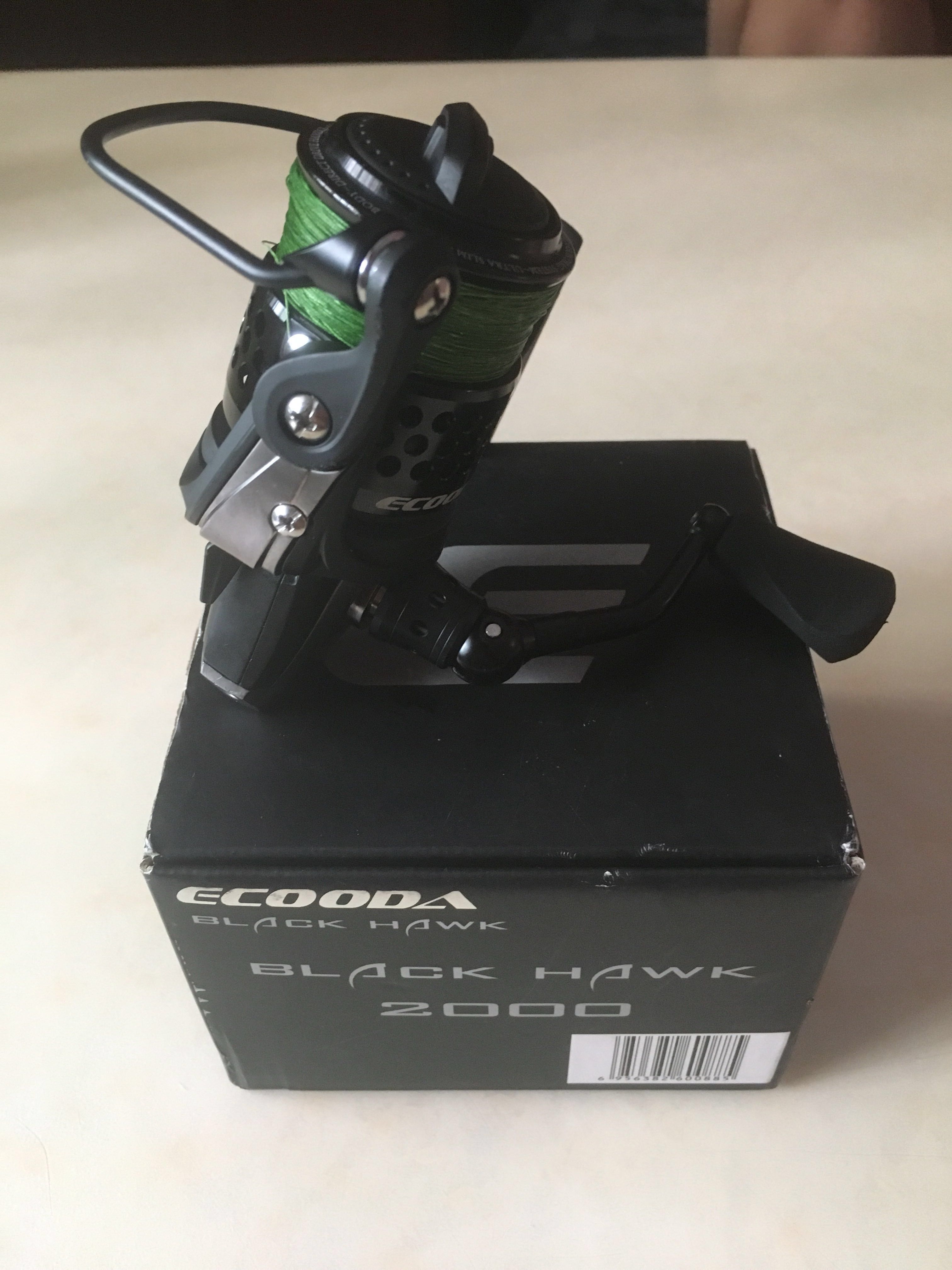 Ecooda black hawk. Spinning reel., Sports Equipment, Fishing on Carousell