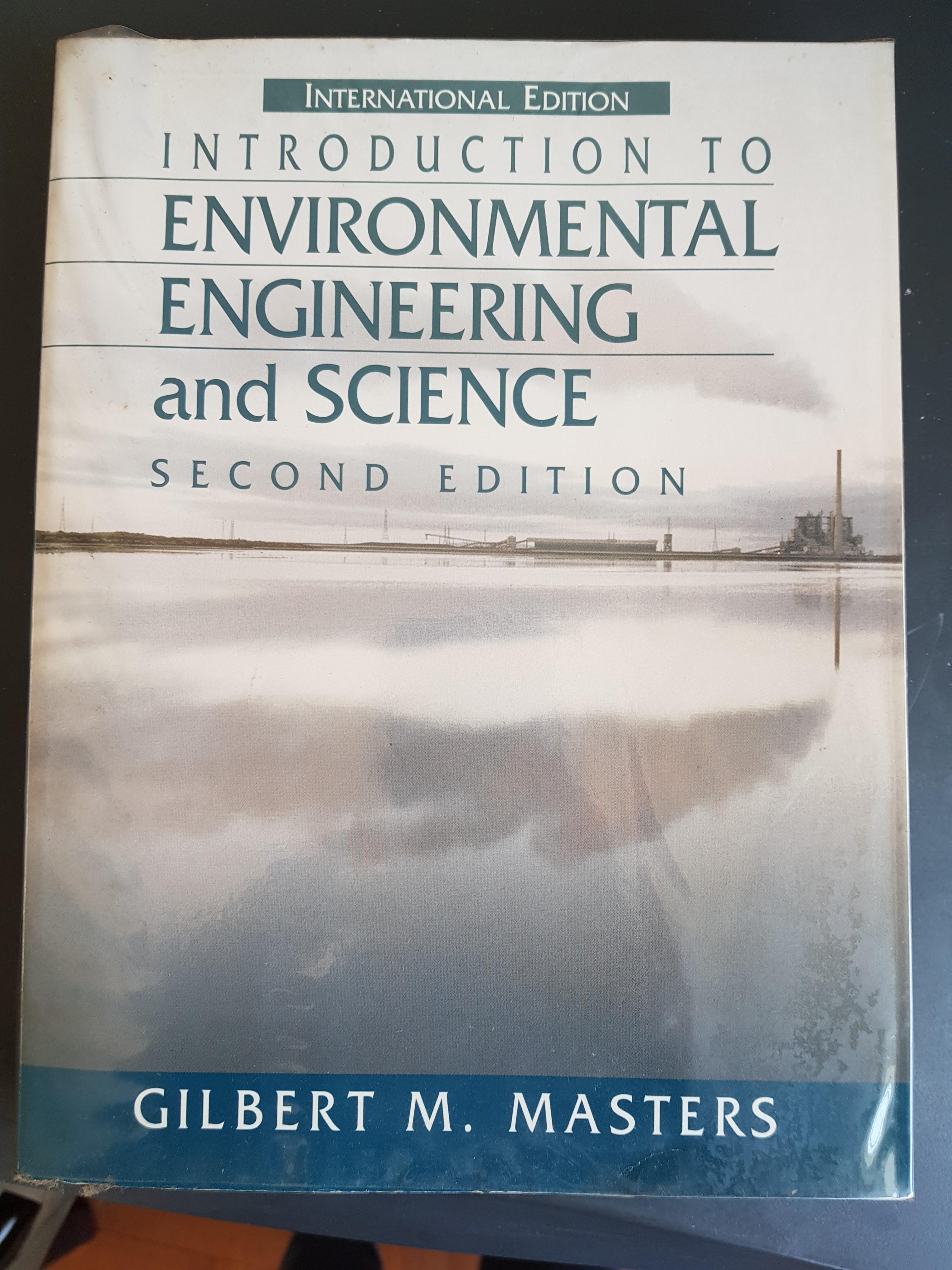 Environmental Engineering And Science Books Stationery Textbooks Tertiary On Carousell
