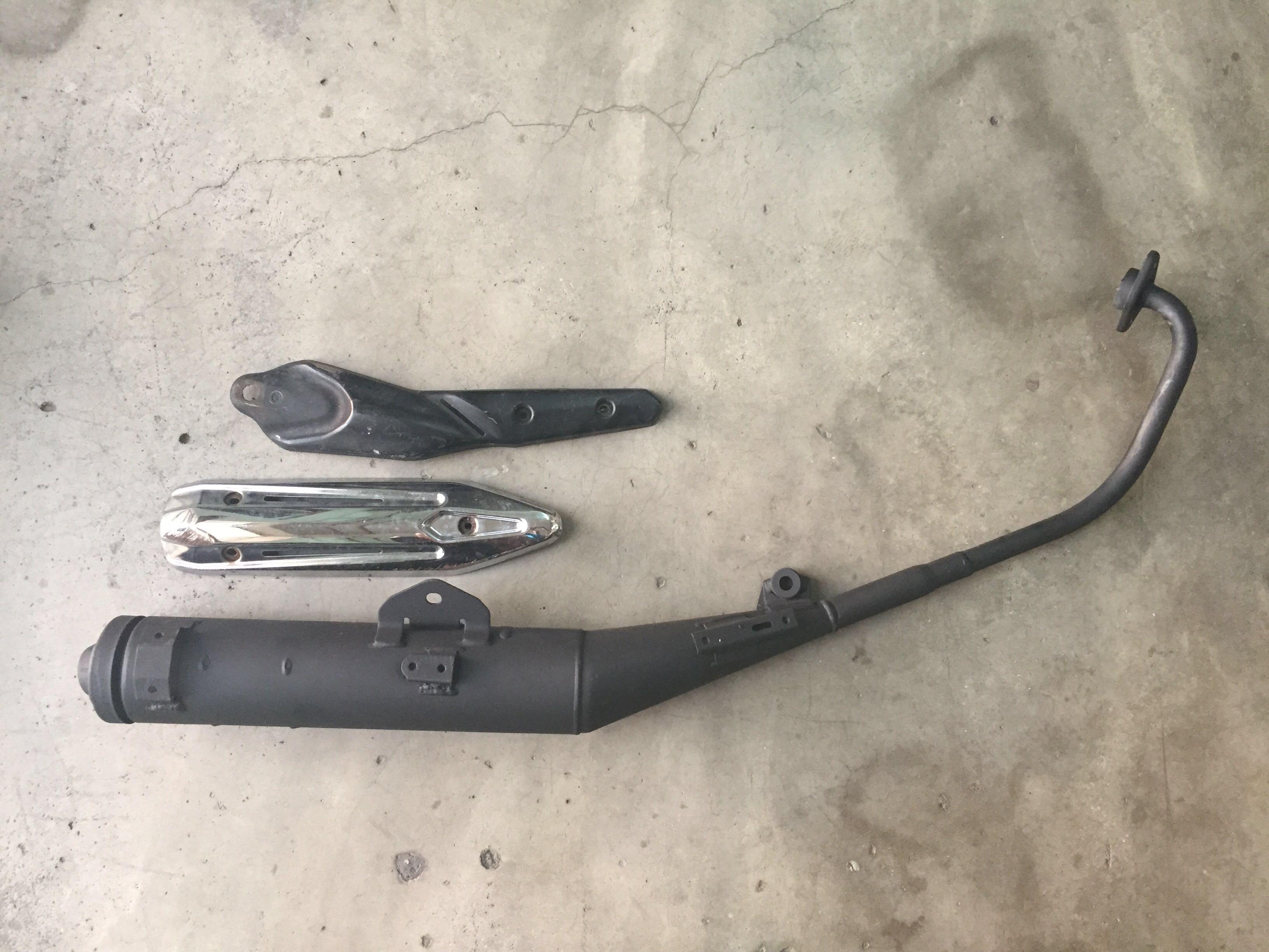 Exhaust Yamaha Lc135 Standard Original Moto Auto Accessories On Carousell