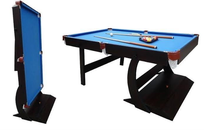 Foldable 7ft Pool Table With Cue set