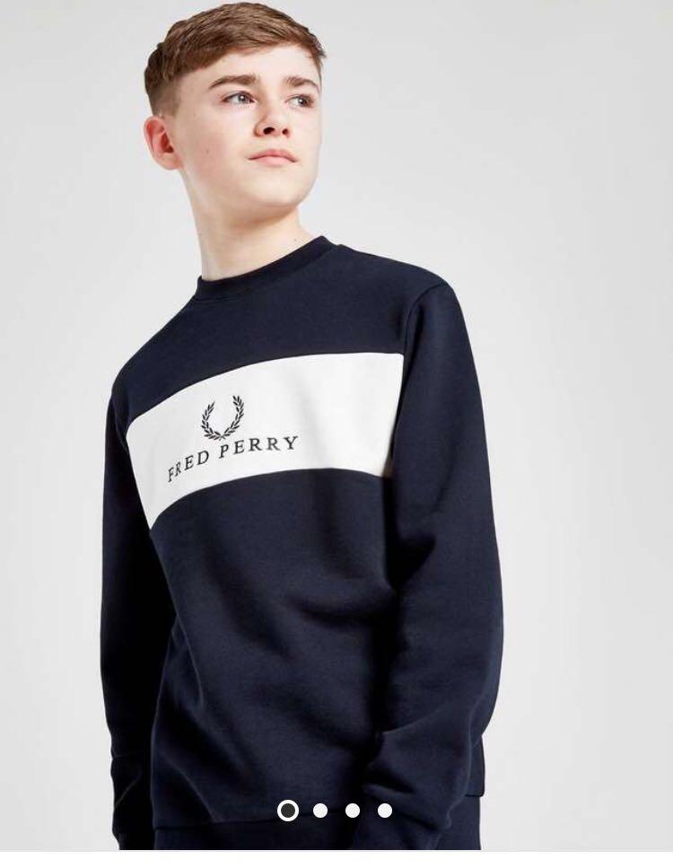 Fred perry deals sweatshirt junior