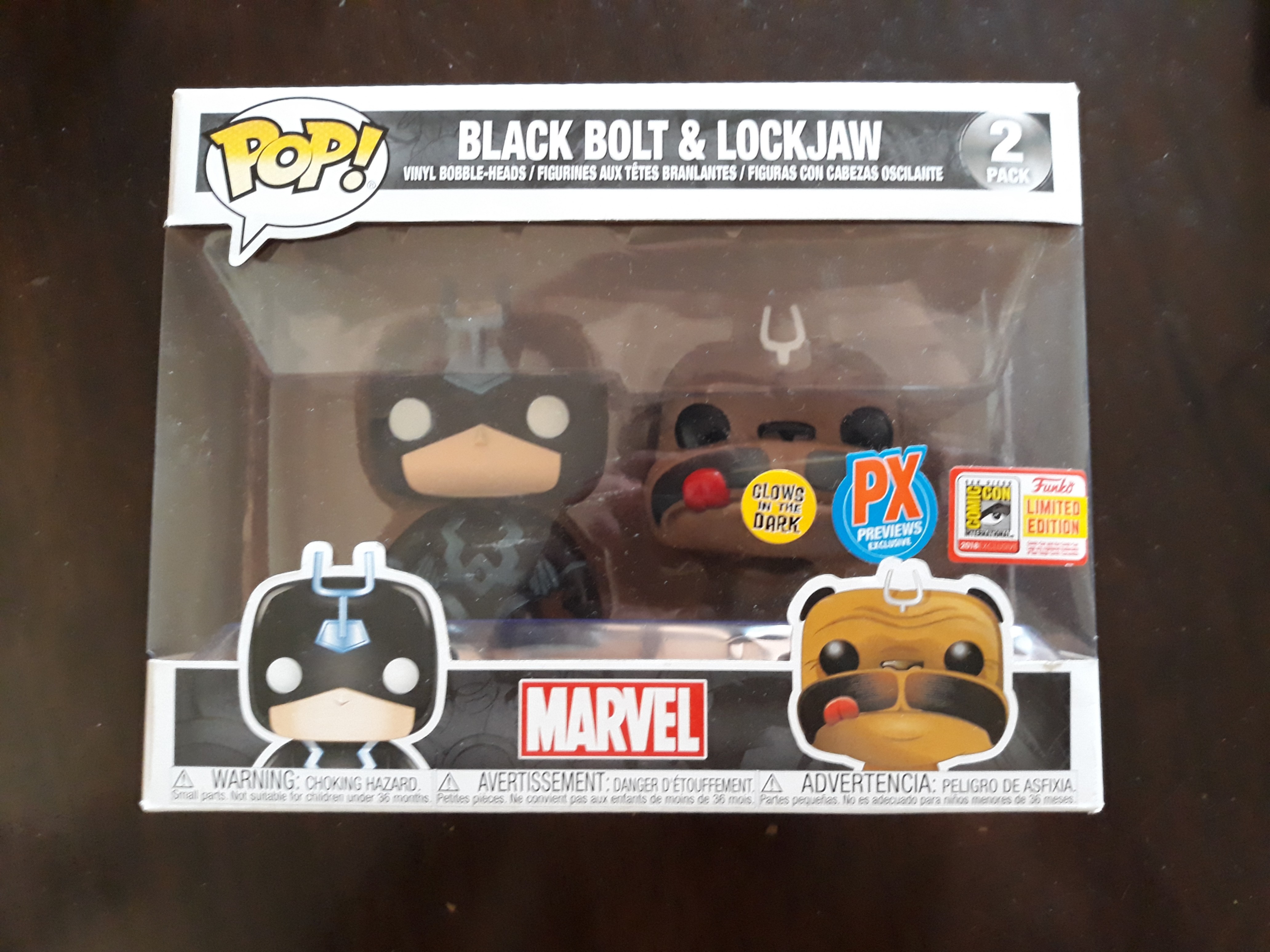 black bolt and lockjaw funko pop