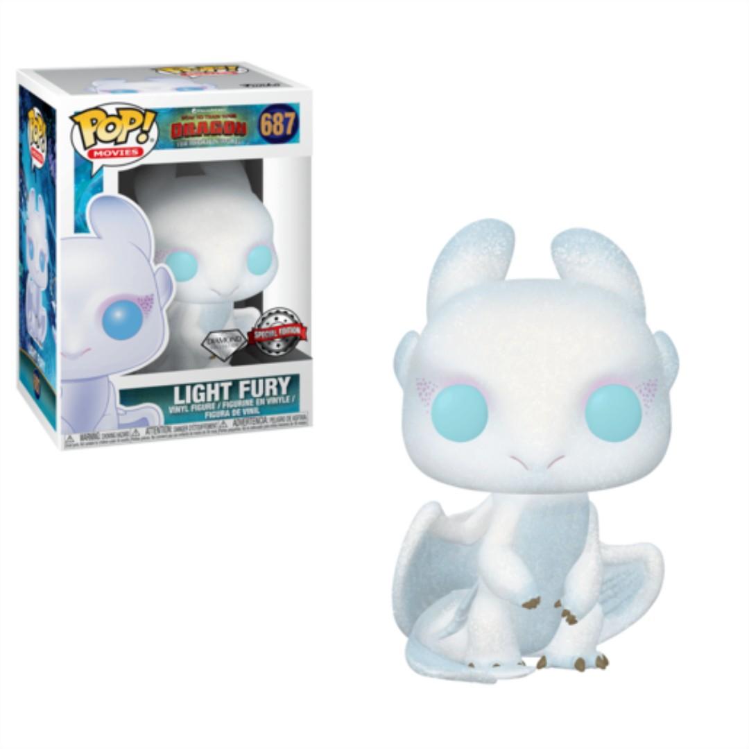 Funko Pop Movies How To Train Your Dragon 3 Light Fury Diamond