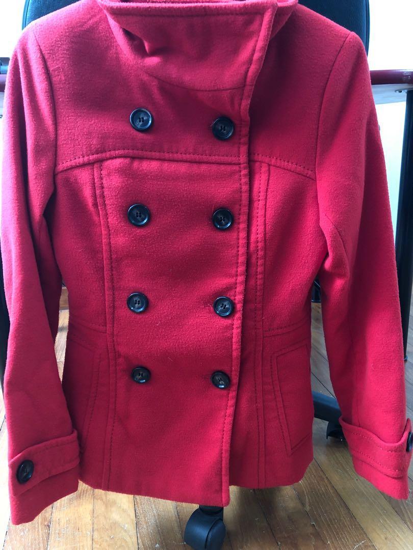 Red coat clearance h&m