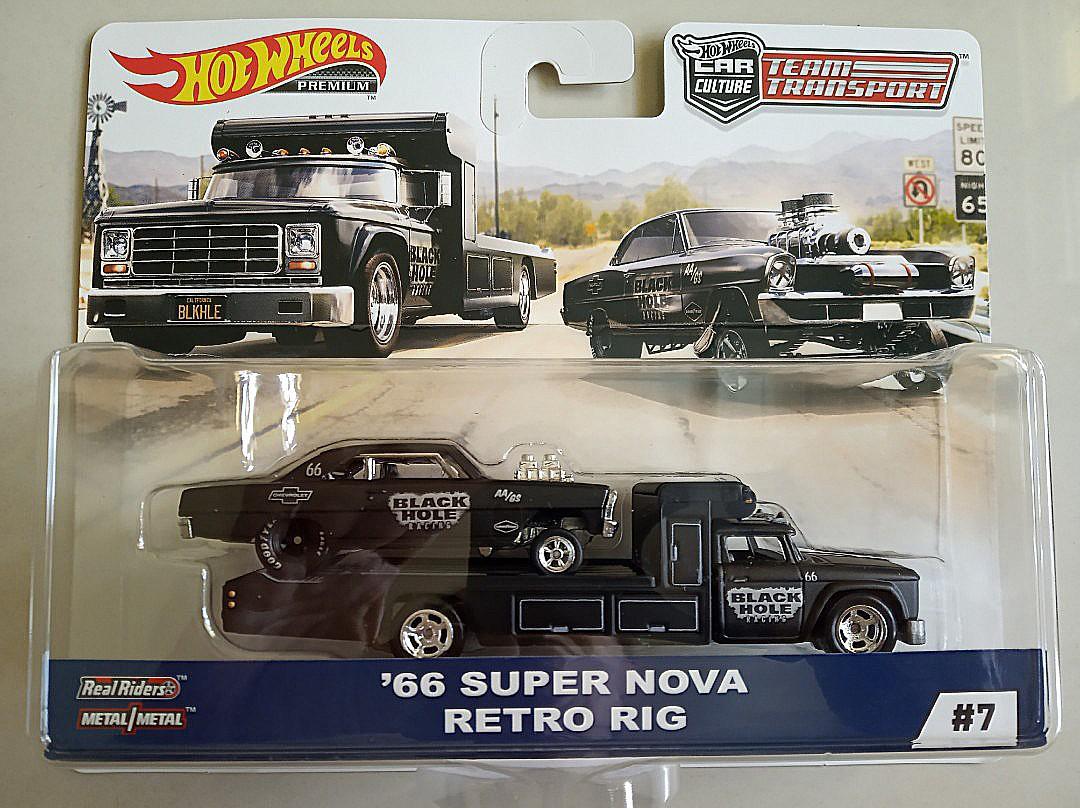 Hot Wheels 2019 Team Transport Mix C No. 7 66 Super Nova Retro