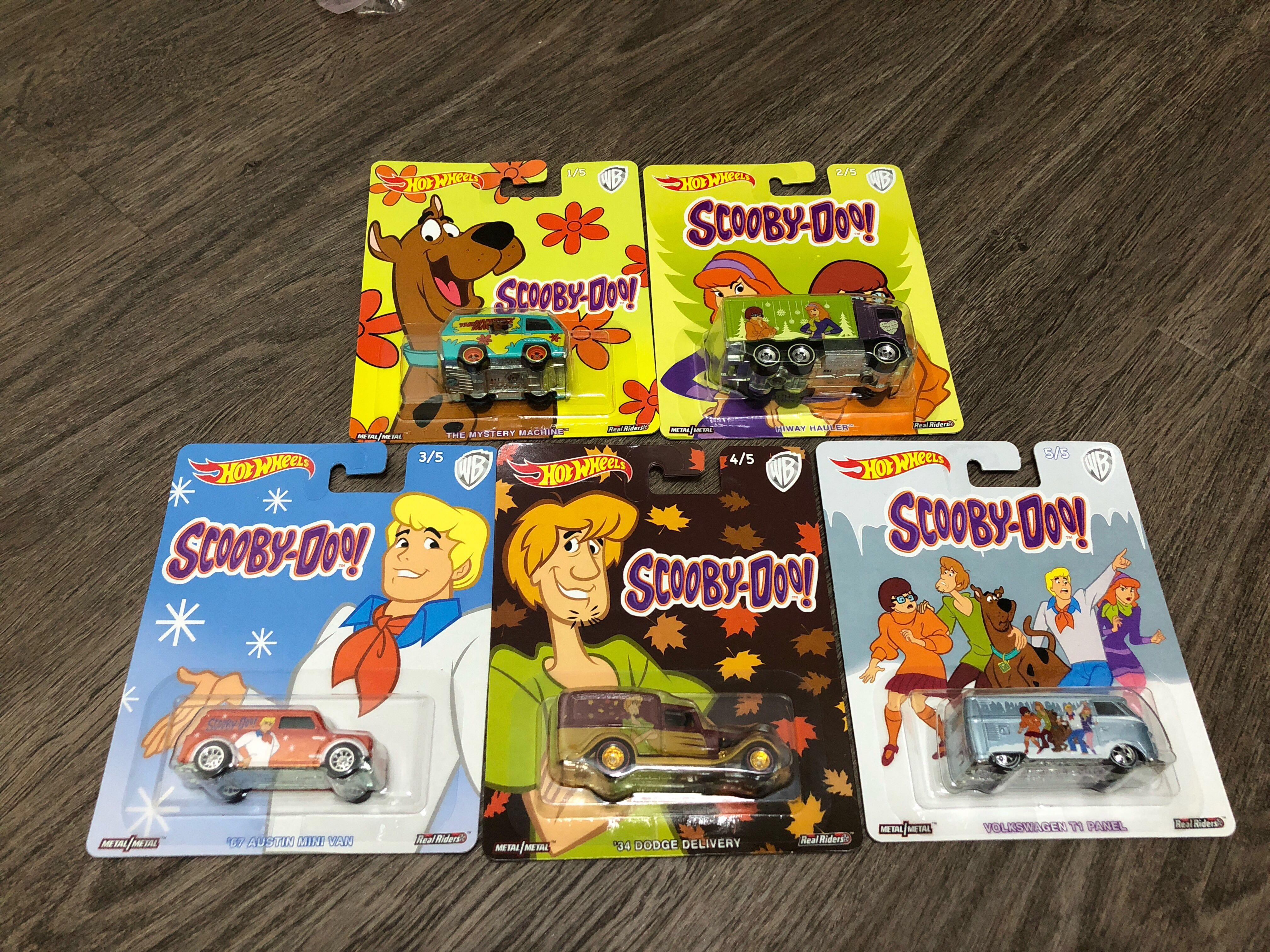 scooby doo hot wheels set