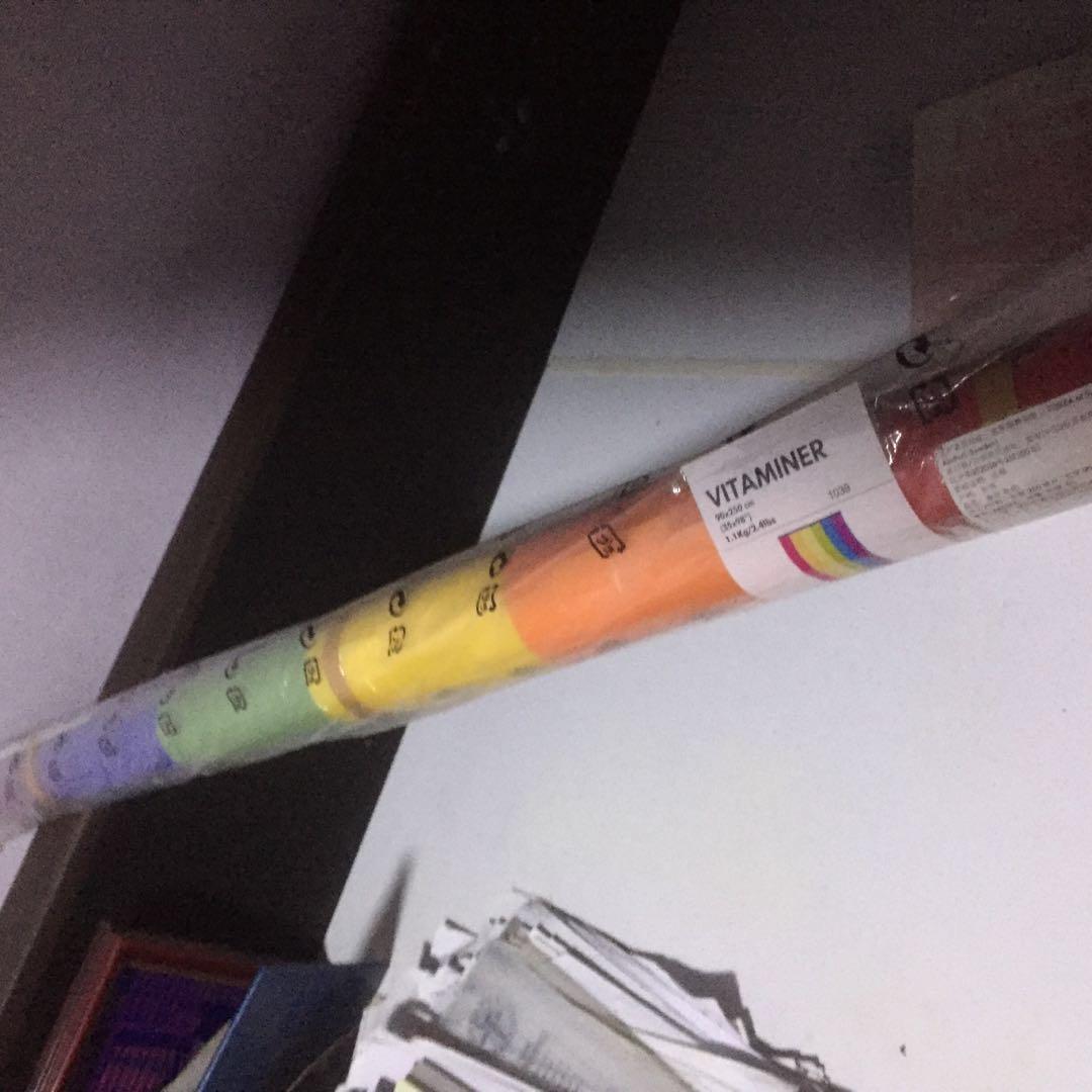 ikea vitaminer rainbow curtain furniture home living bathroom kitchen fixtures on carousell