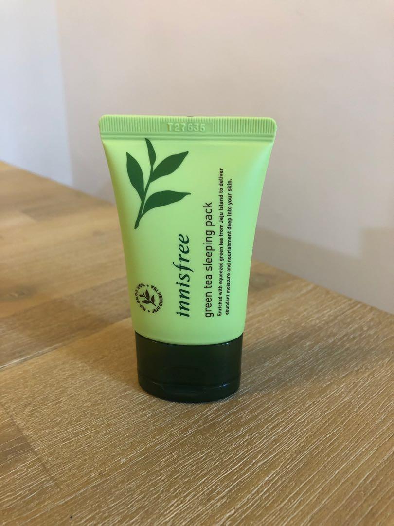 Innisfree Green Tea Sleeping Pack, Beauty & Personal Care, Face, Face