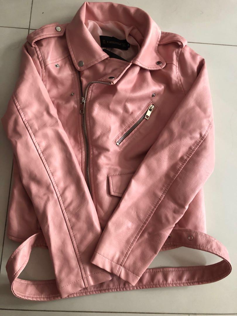 Jacket Pink PVC Jacket new with tag