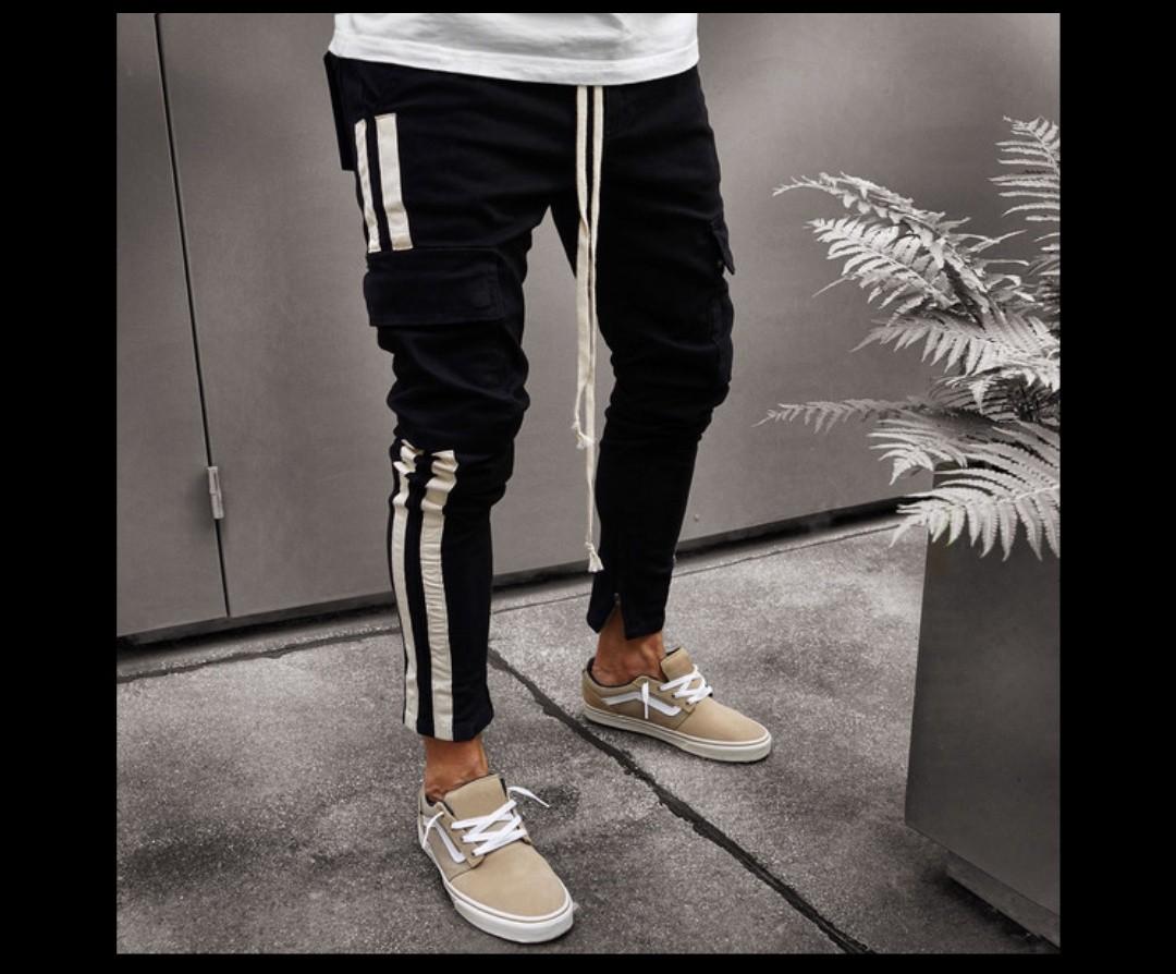 what to wear with black sweatpants guys