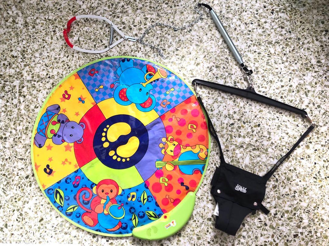 Jolly Jumper Door Clamp With Musical Mat Babies Kids