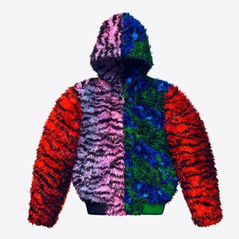 h&m fuzzy hoodie
