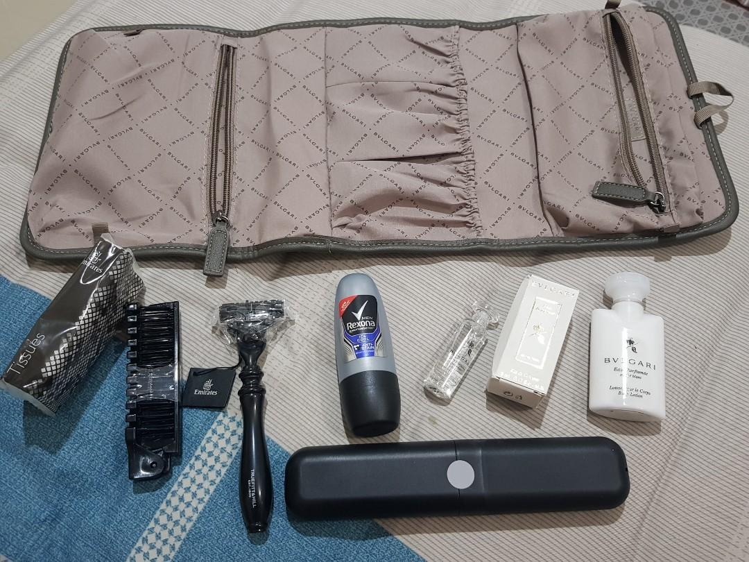 LIMITED EDITION Emirates Toiletries/Amenities Pouch by Bvlgari Business