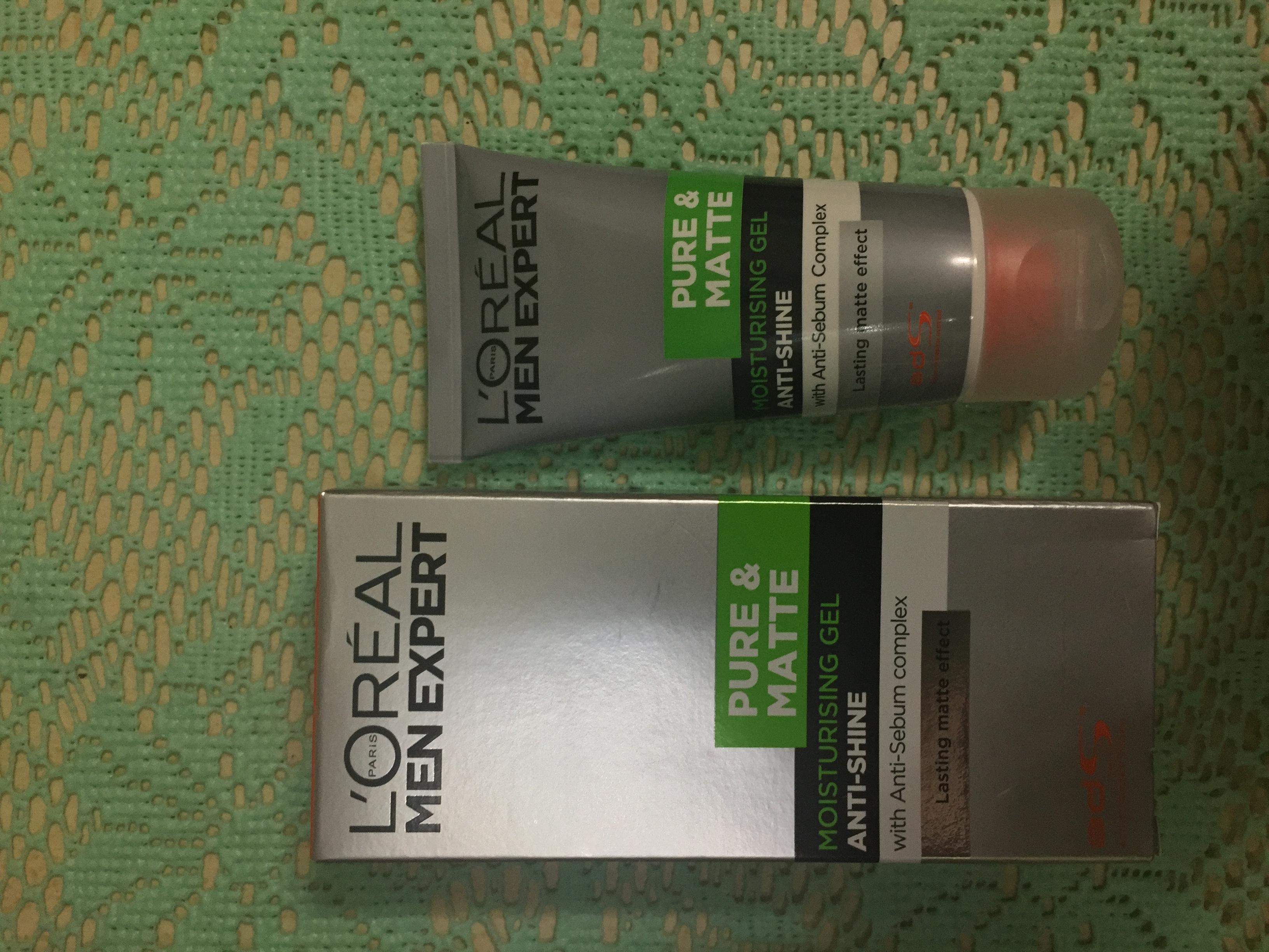 men's anti shine moisturiser