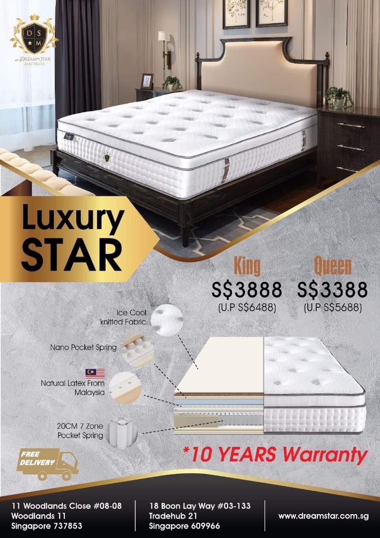 Luxury Star Furniture Beds Mattresses On Carou Photo
