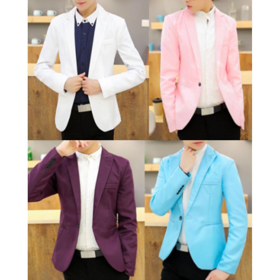 Red formal blazer on sale