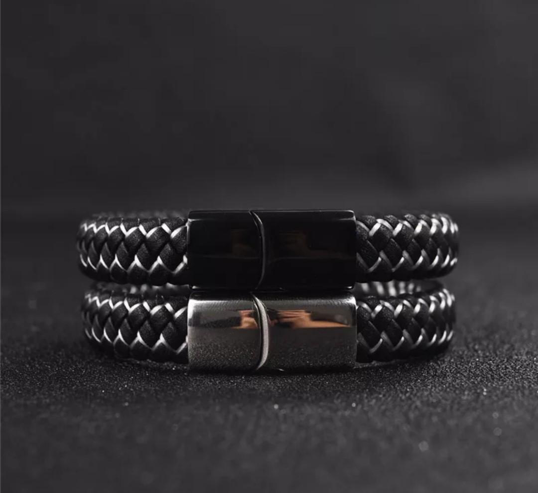 Mens black bracelet discount watch