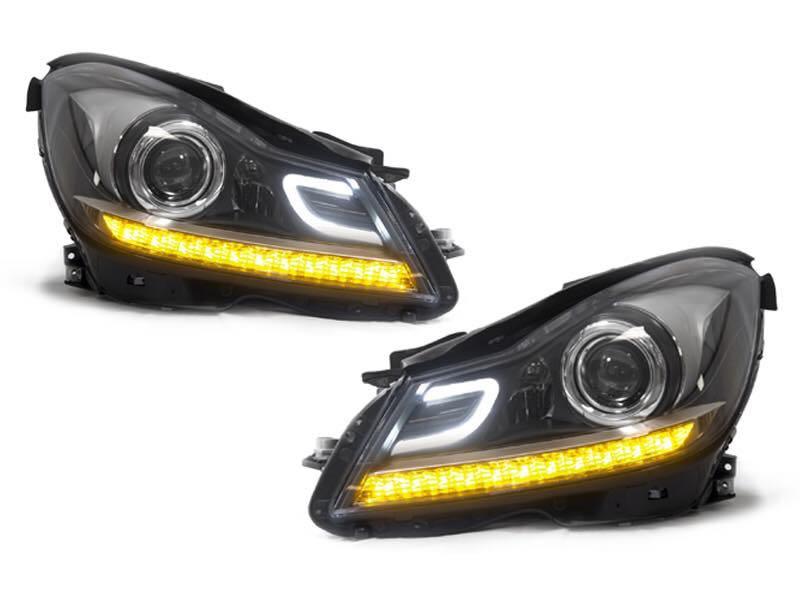 MERCEDES BENZ W204 C63 Design C-CLASS AMG CHROME LED DRL ...