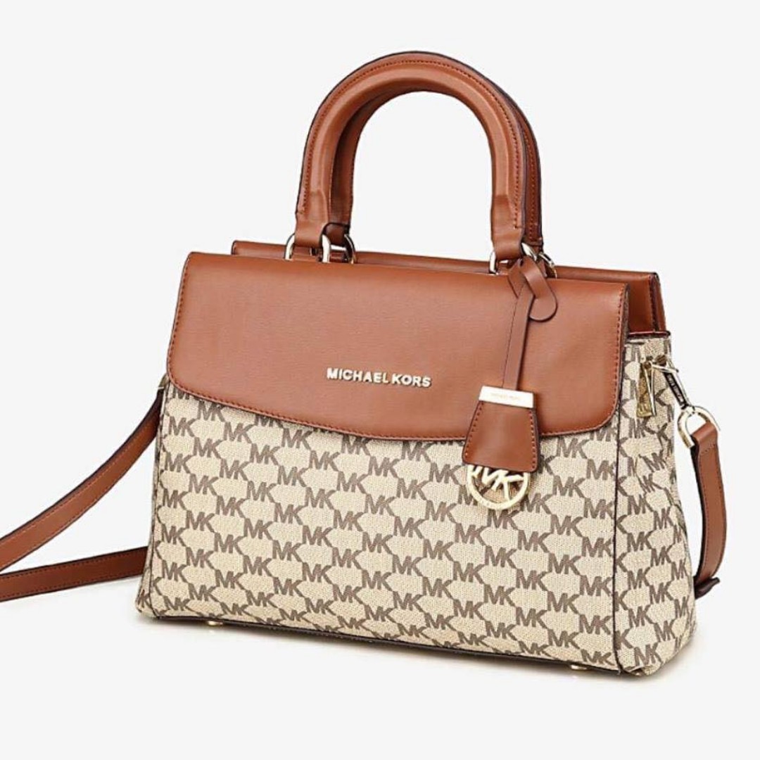 michael kors tote monogram