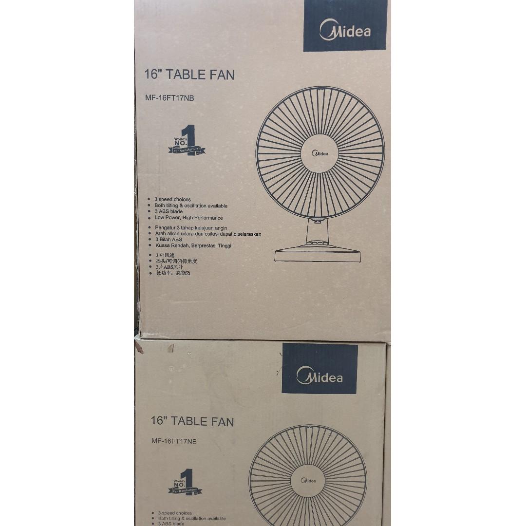 Midea Table Fan Mf 16ft17nb Kitchen Appliances On Carousell
