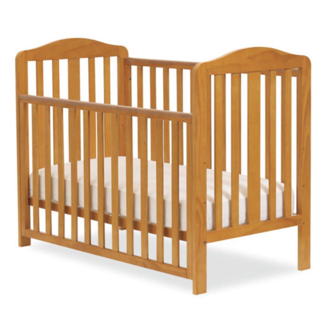 Mothercare Darlington Dropside Cot Antique, Babies & Kids, Baby