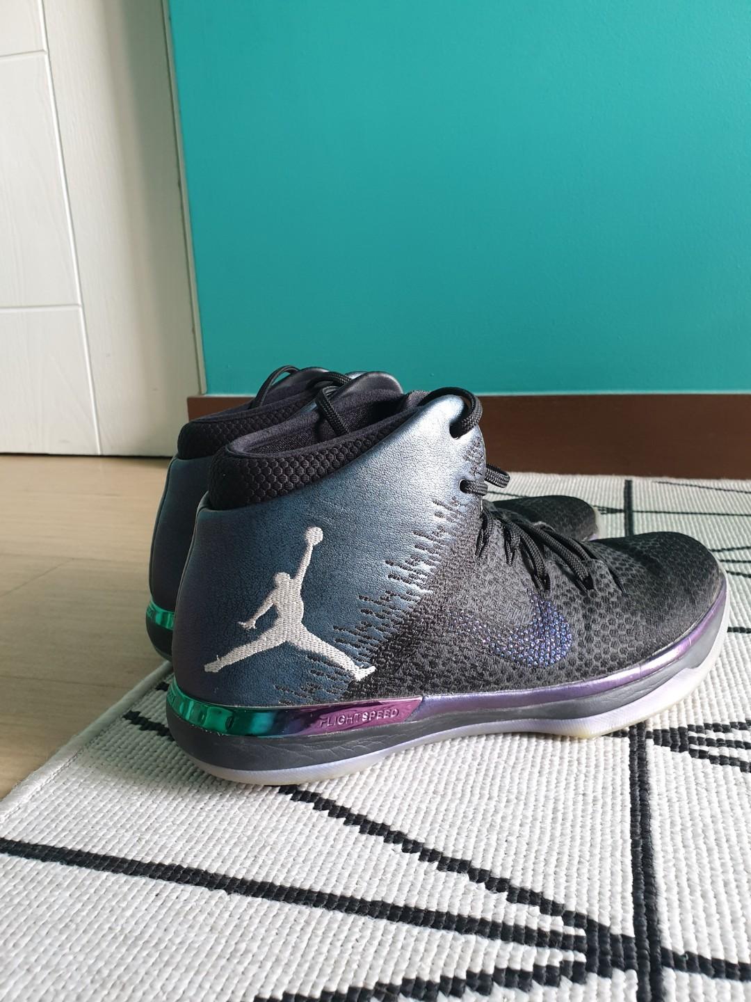 jordan black basketball shoes