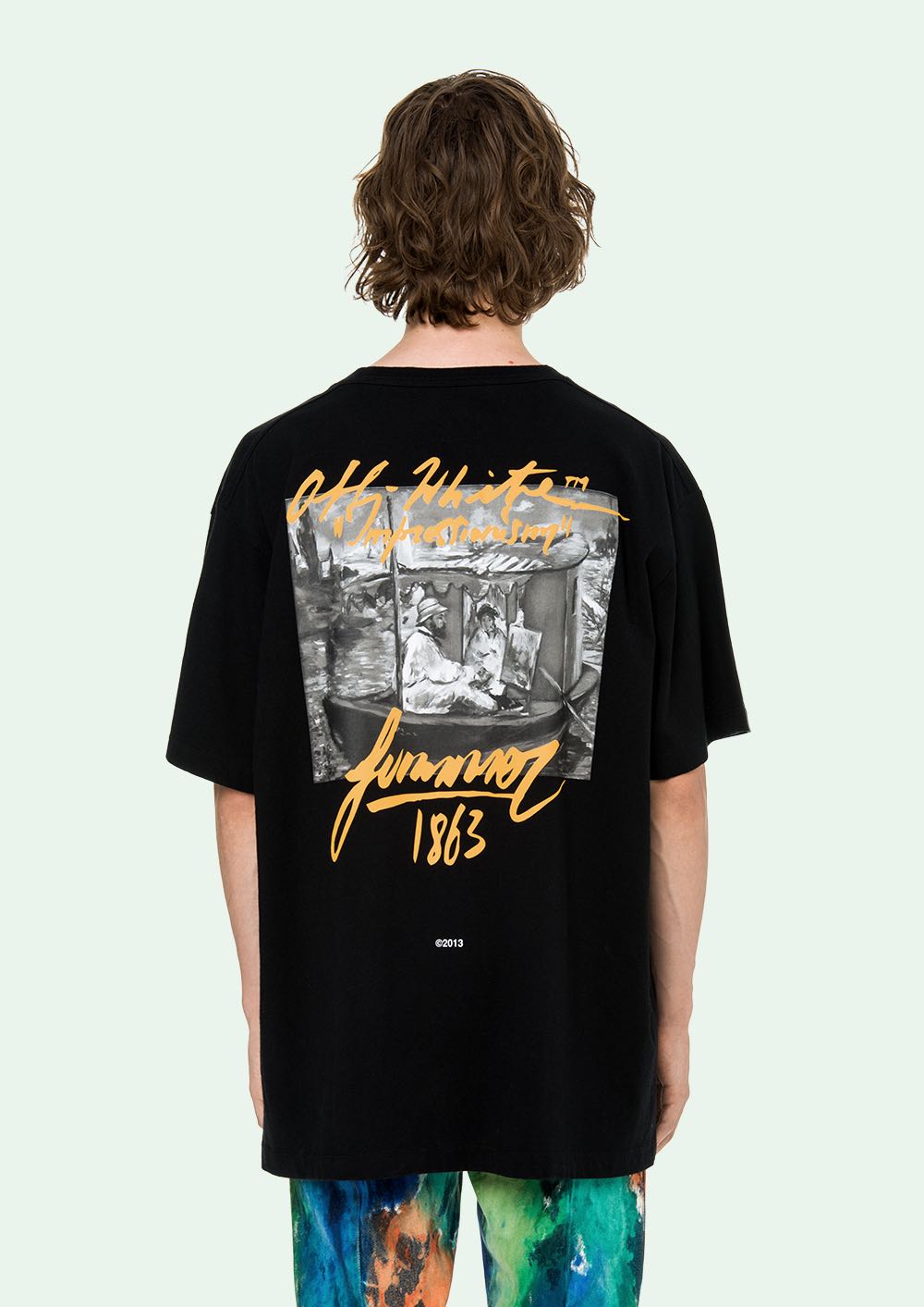 off white summer tee