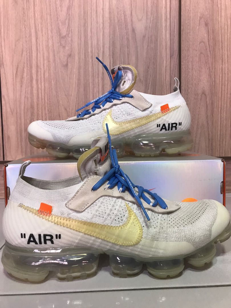 Nike off white vapormax yellow discount