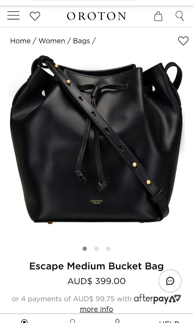 Oroton escape hotsell medium bucket bag