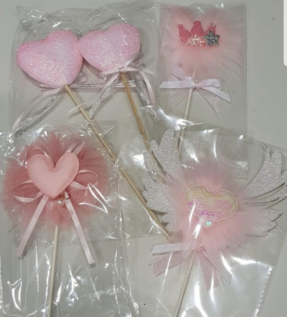 Party Supplies Princess Heart Shape Cake Topper For Birthday
