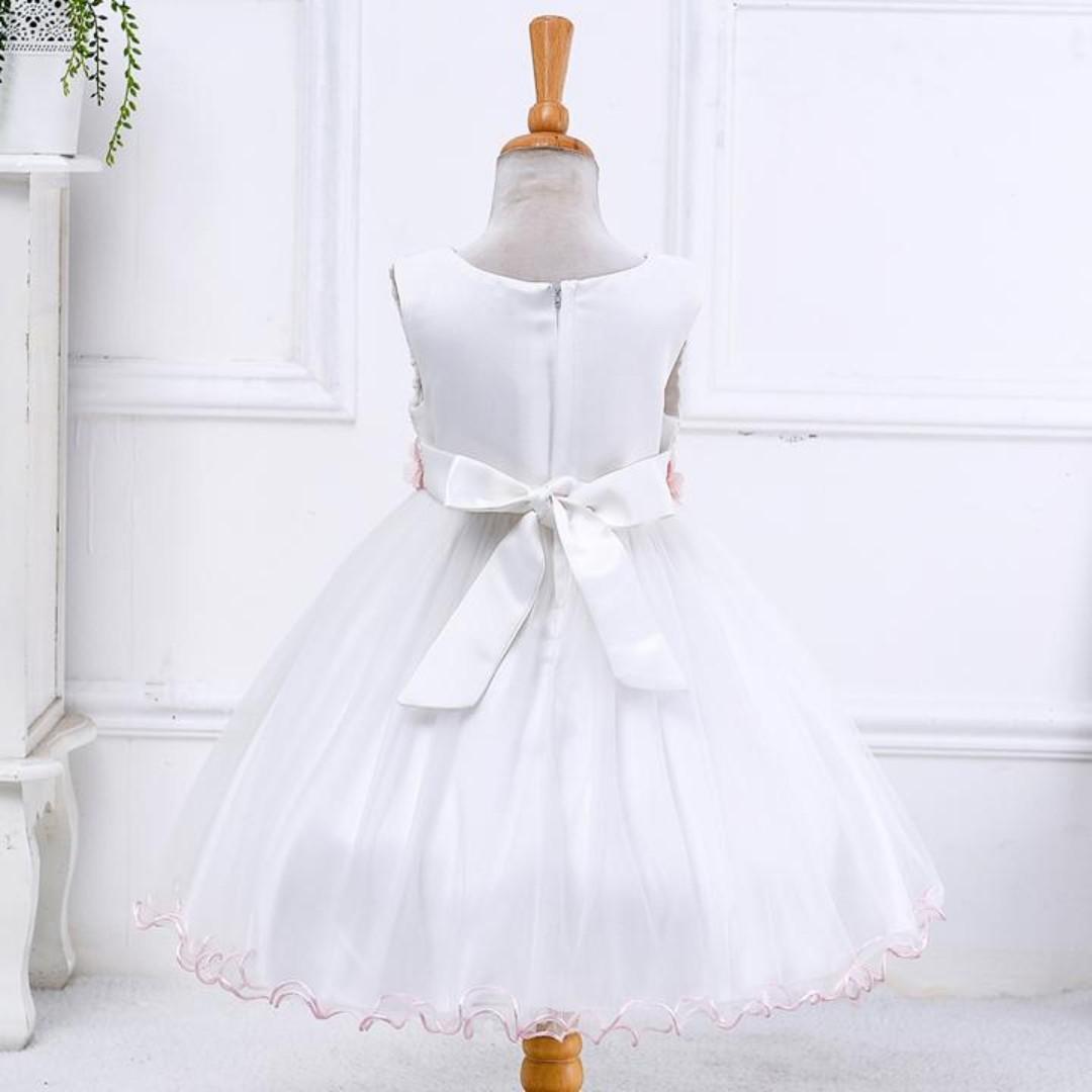 ruffle flower girl dress