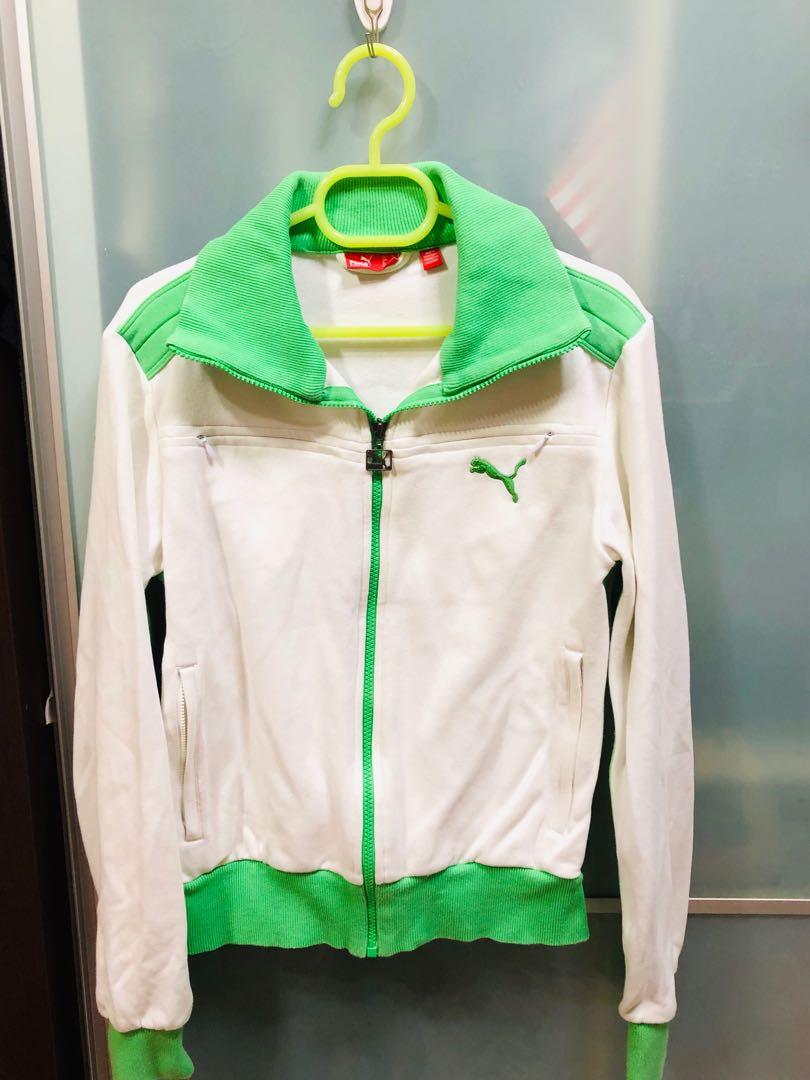Puma cheap jacket green