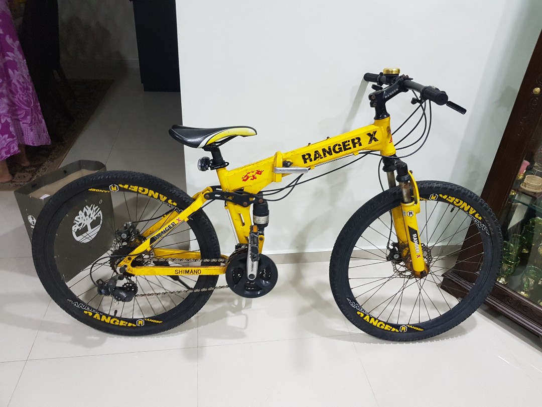 ranger x foldable mountain bike